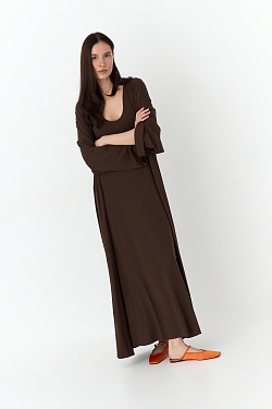 Комплект кардиган и платье-майка