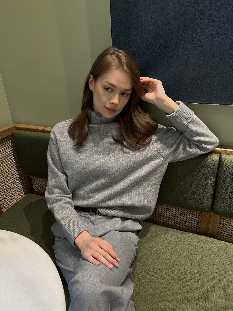 Свитер из кашемира и шерсти 