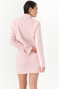 Жакет из фактурной костюмной ткани