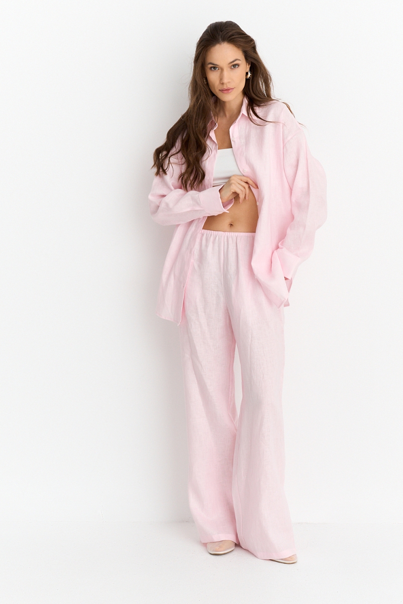 Рубашка из 100% премиум льна