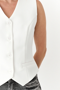 Жилет удлиненный базовый