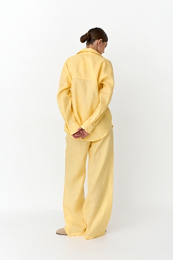 Рубашка из 100% премиум льна