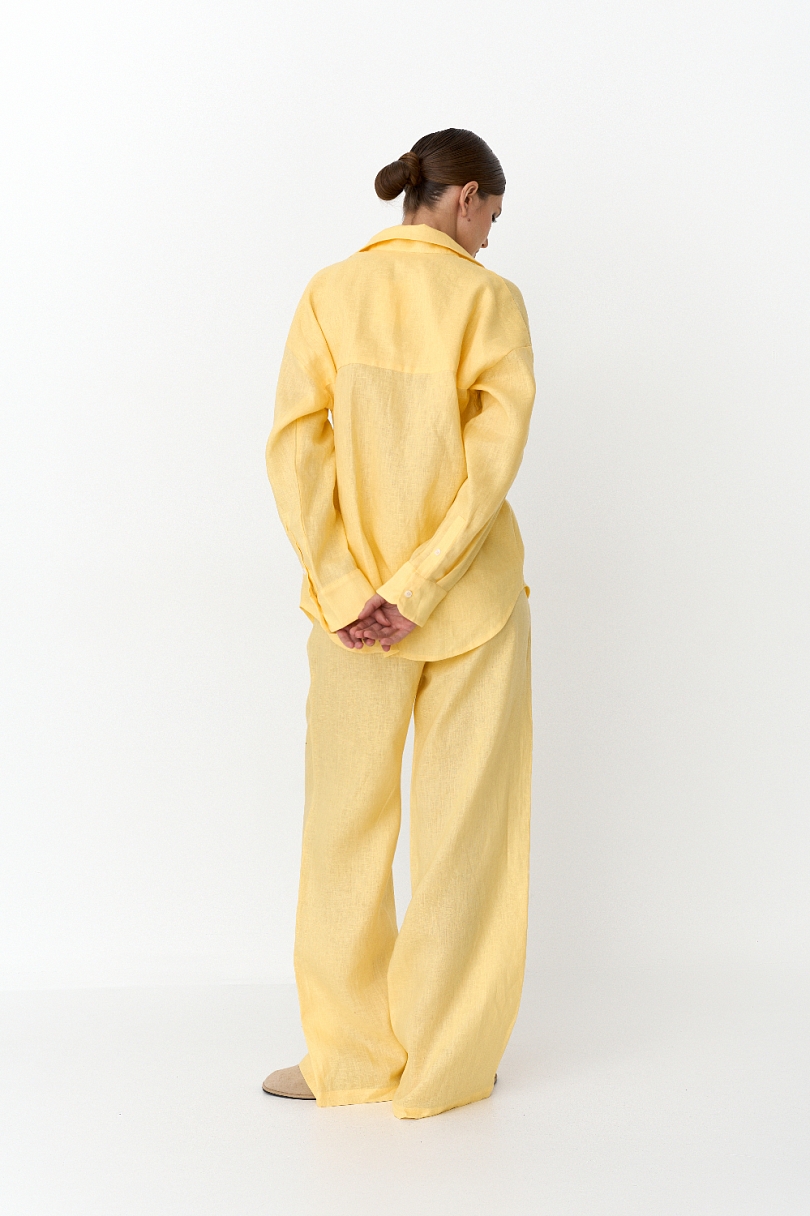 Рубашка из 100% премиум льна