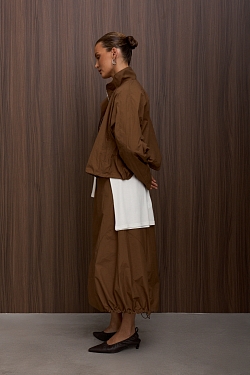 Комплект с юбкой из хлопка и нейлона