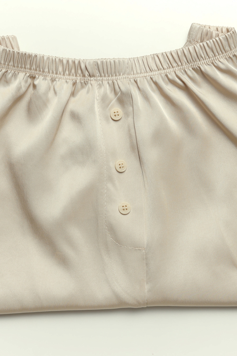 Шортики в бельевом стиле из тенсела