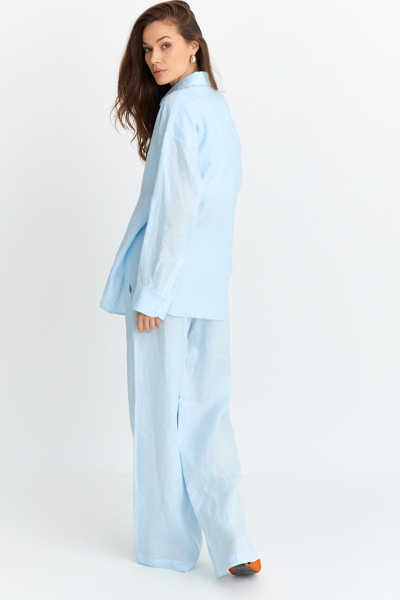 Рубашка из 100% премиум льна