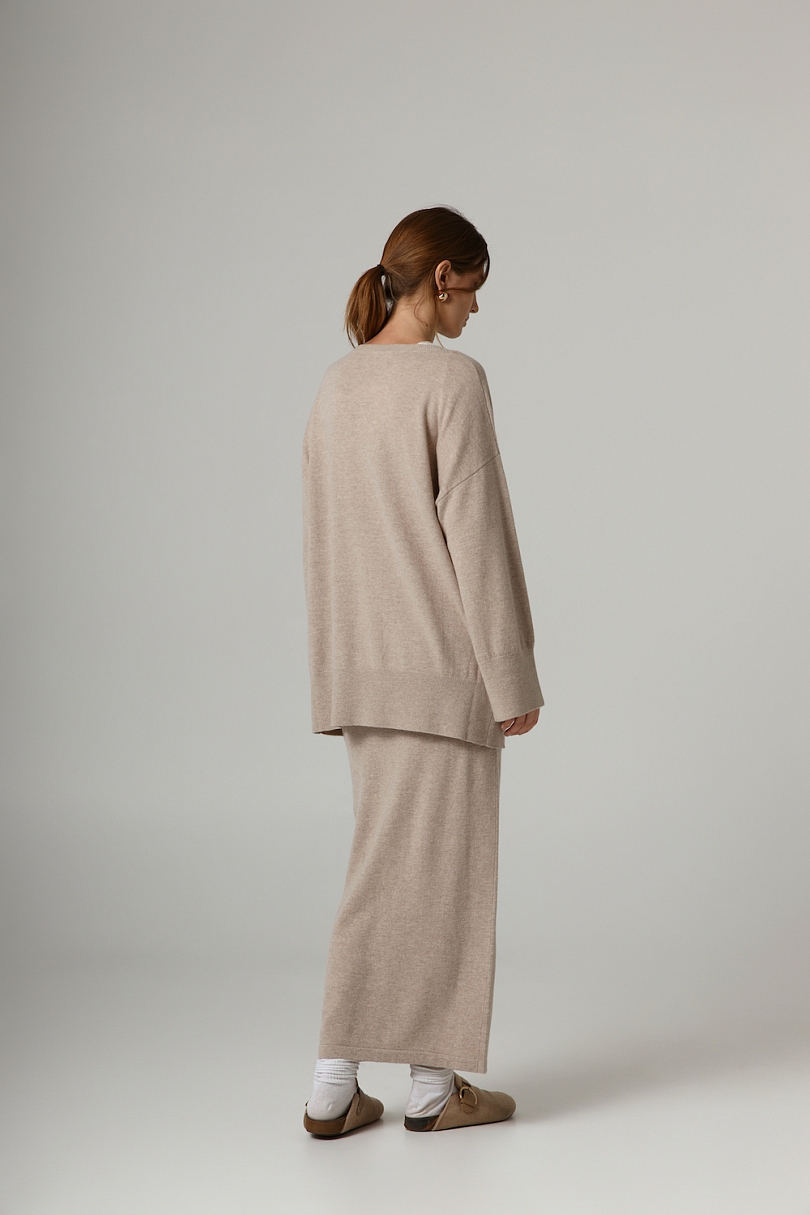 Юбка из шерсти и кашемира