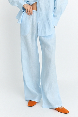 Брюки из 100% премиум льна