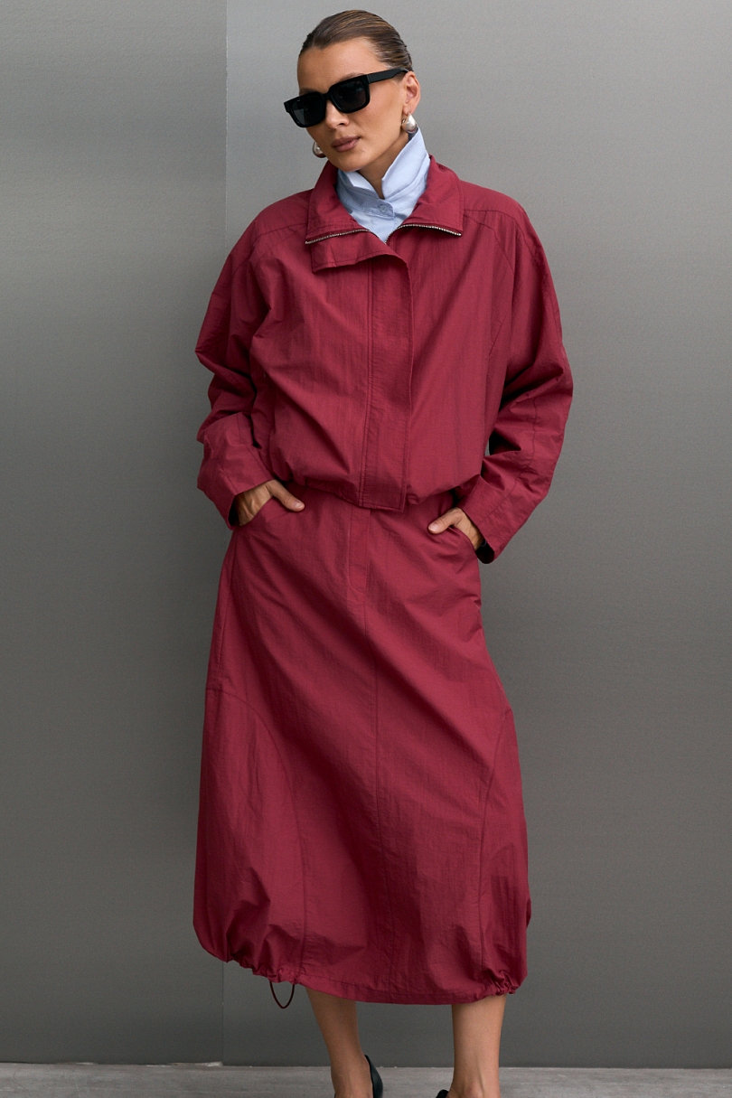 Комплект с юбкой из хлопка и нейлона