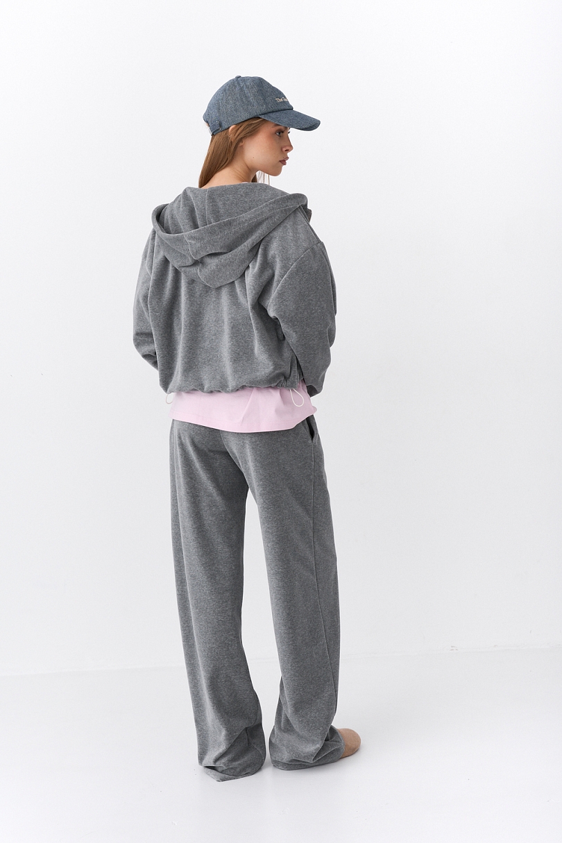 Костюм из хлопкового велюра