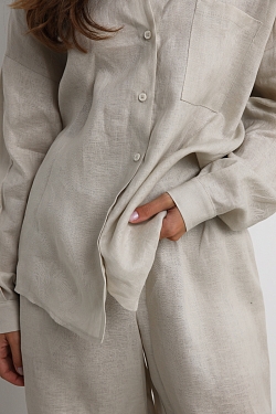 Брюки базовые из 100% премиум льна