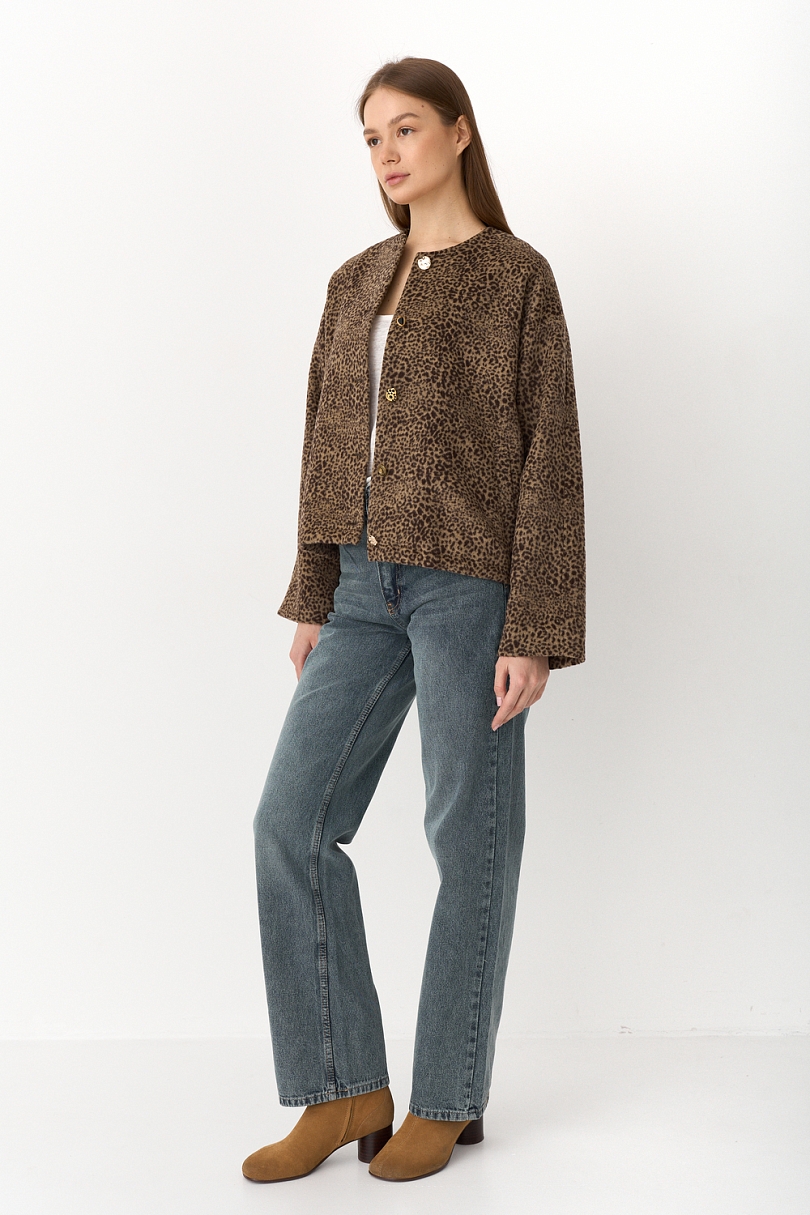 Жакет с акцентными пуговицами