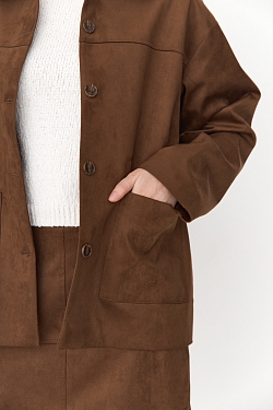 Юбка мини с разрезными деталями