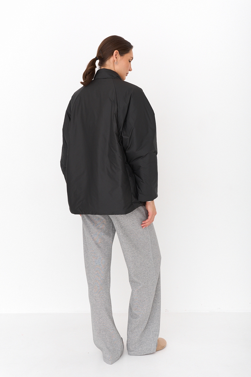 Куртка с цельнокроеным рукавом с поясом