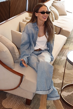 Джинсовая куртка DENIM CAPSULE blue tint