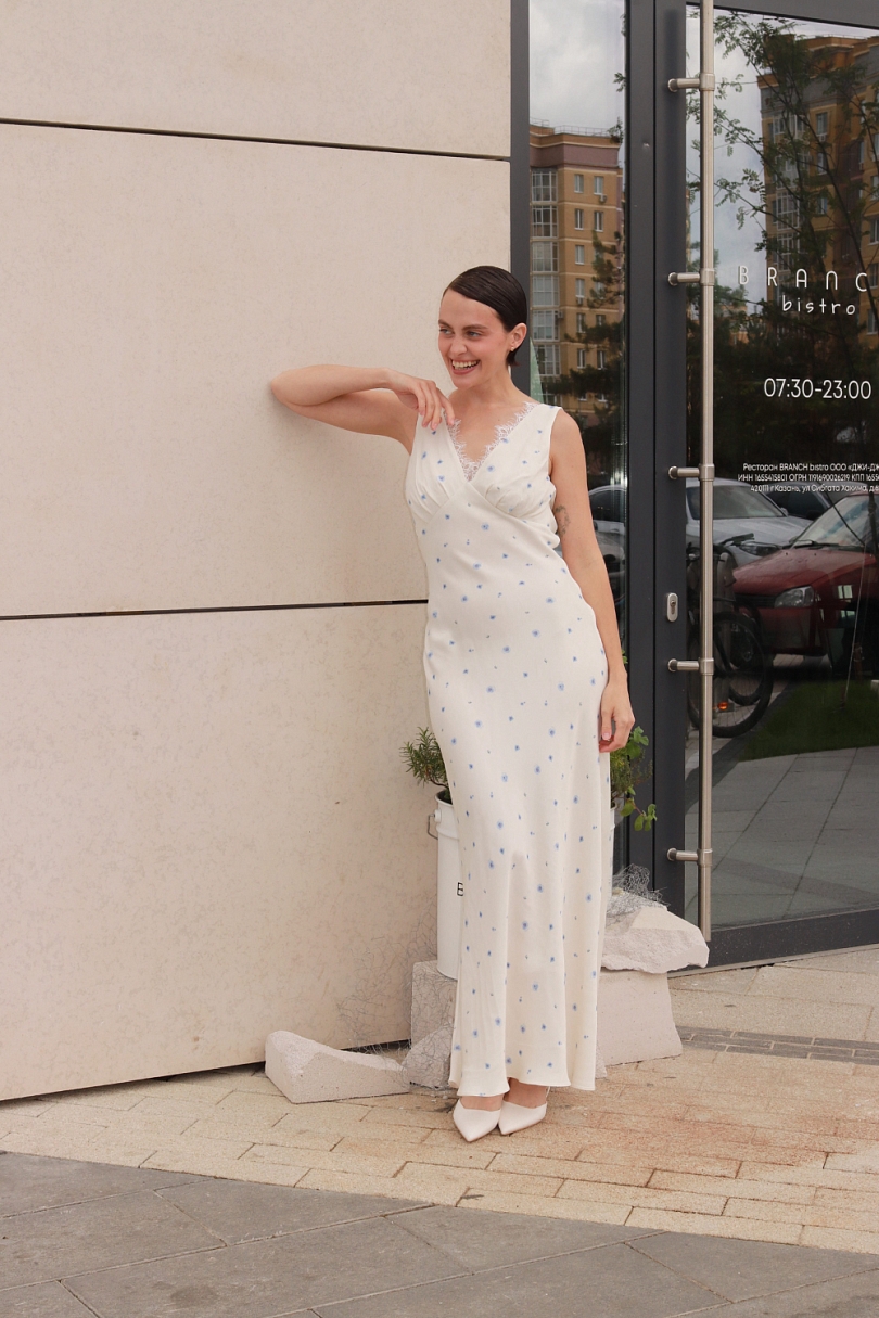 Комбинация из вискозного шелка Fleur