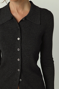 Кардиган на пуговицах из шерсти мериноса