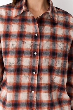 Рубашка в клетку оверсайз