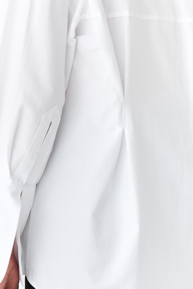 Рубашка приталенная с ассиметрией