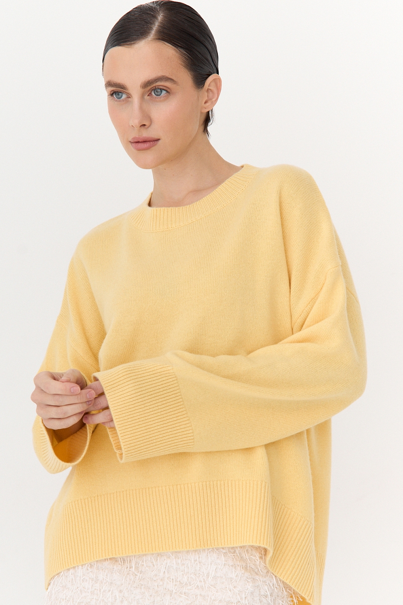 Свитер О- образный из шерсти и кашемира