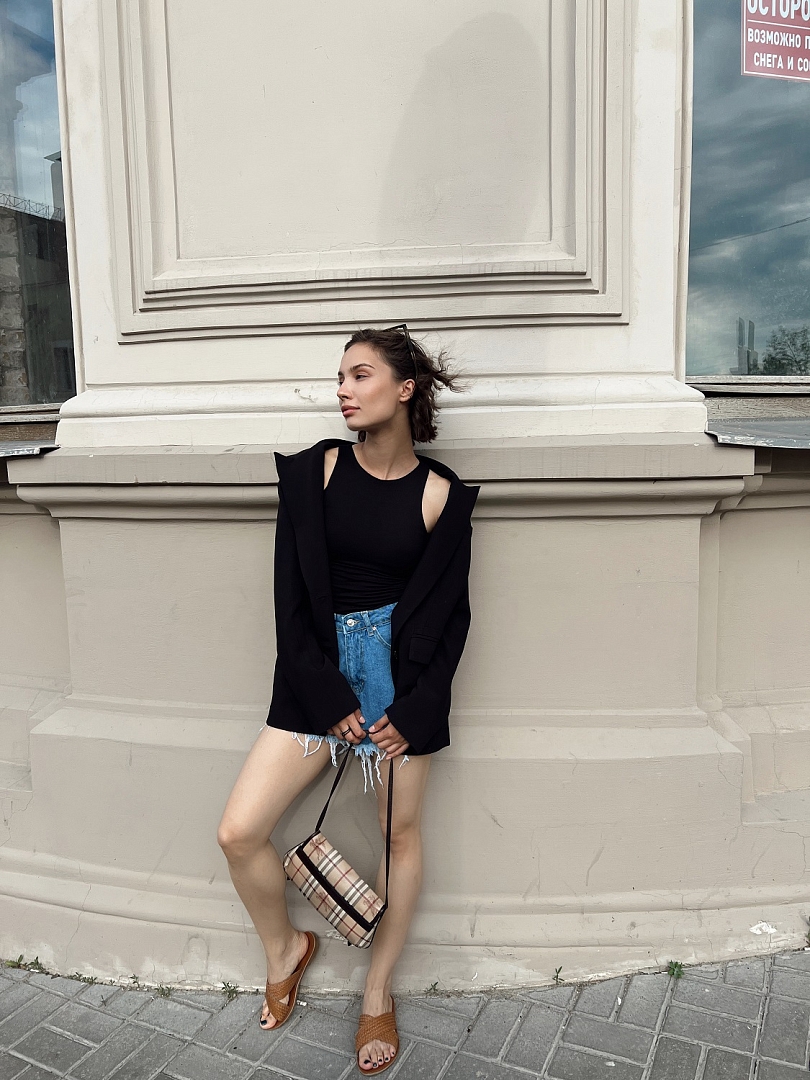 Топ двойной из вискозы