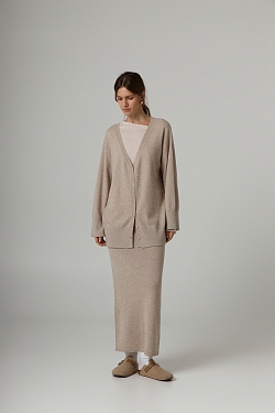 Юбка из шерсти и кашемира