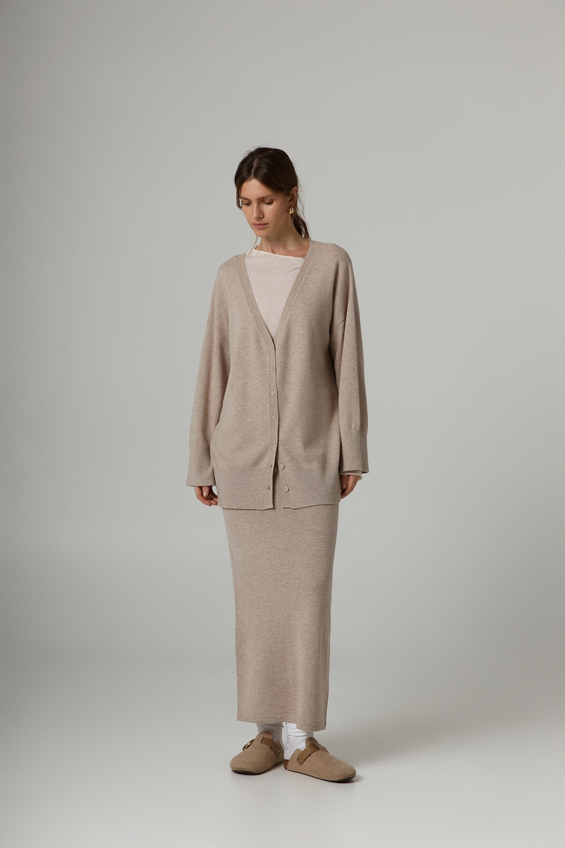 Юбка из шерсти и кашемира