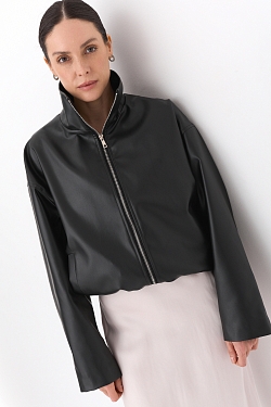 Куртка из экокожи на молнии