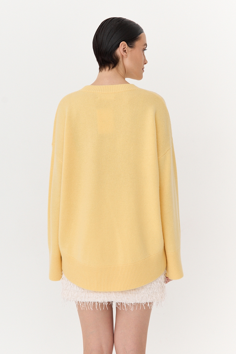 Свитер О- образный из шерсти и кашемира