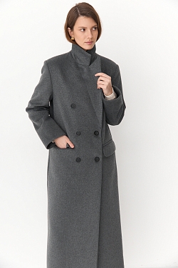 Пальто из шерсти оверсайз