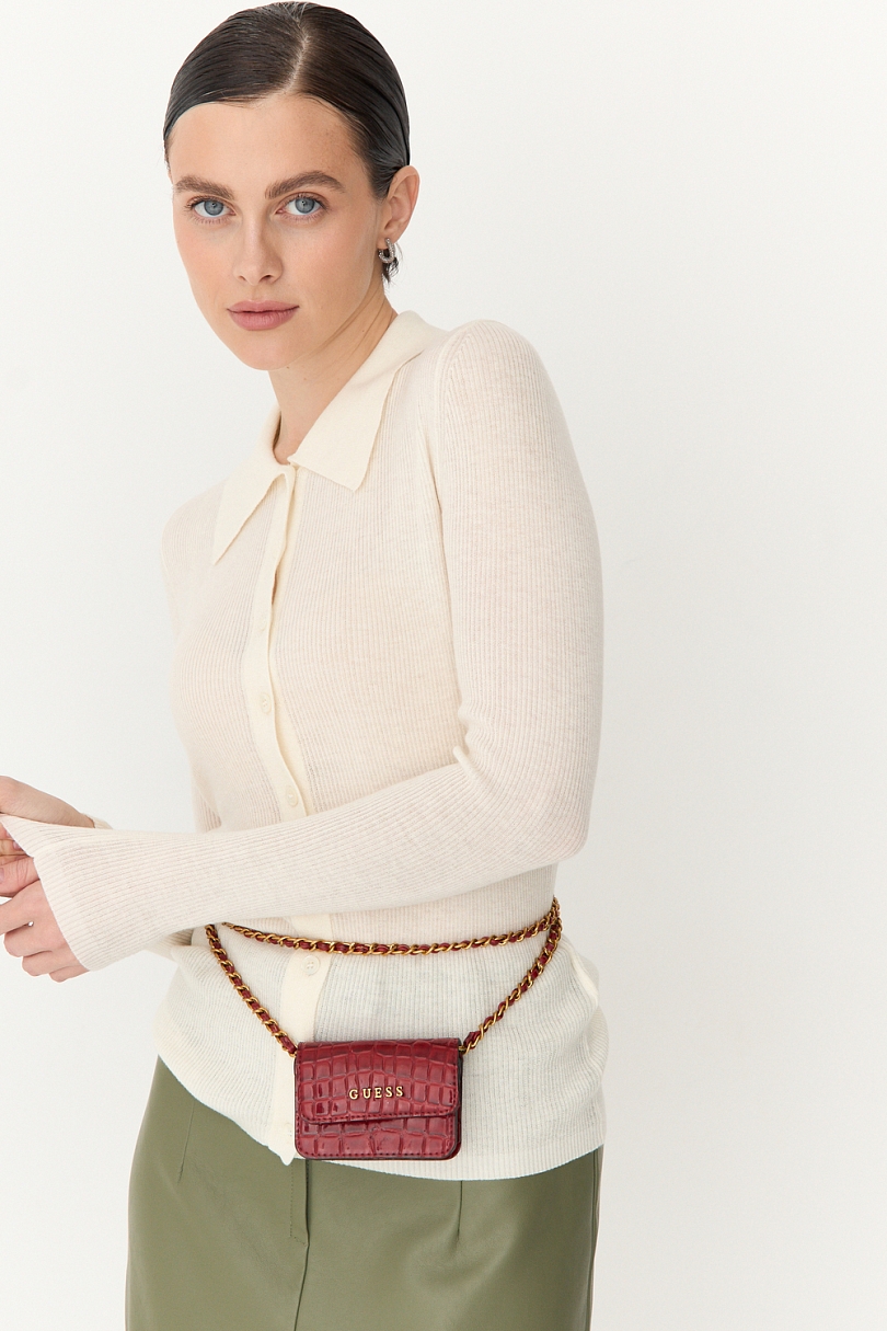 Кардиган на пуговицах из шерсти мериноса