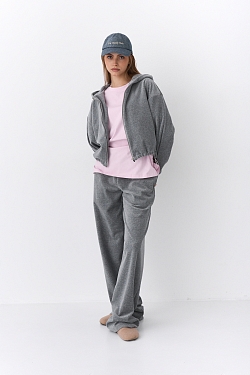 Костюм из хлопкового велюра