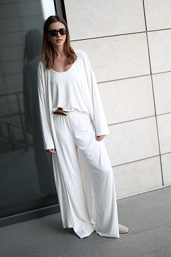 Костюм с кардиганом из вискозы тройка