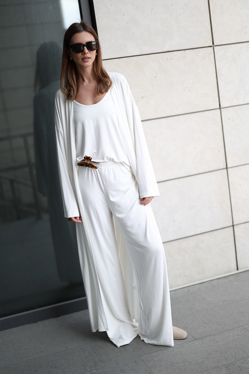 Костюм с кардиганом из вискозы тройка