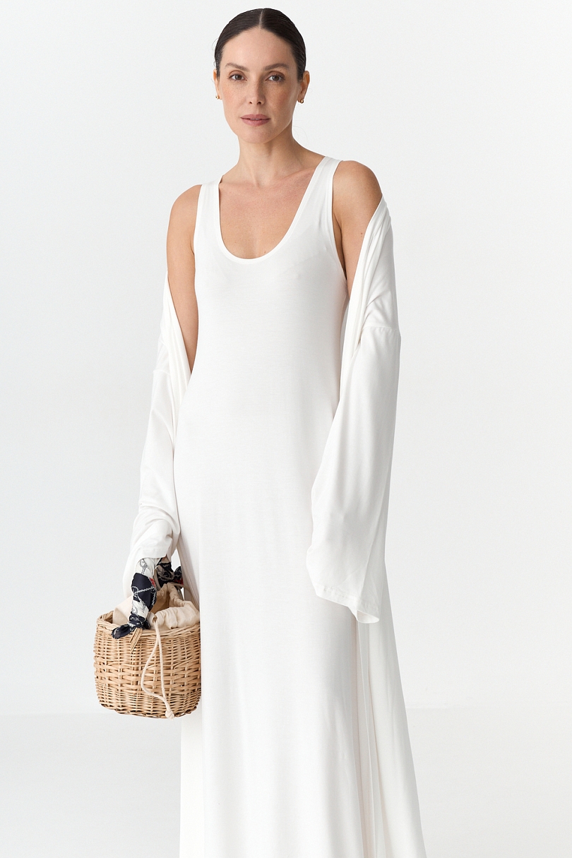 Комплект кардиган и платье-майка