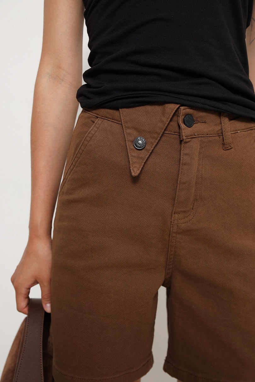 Шорты из денима уголок 