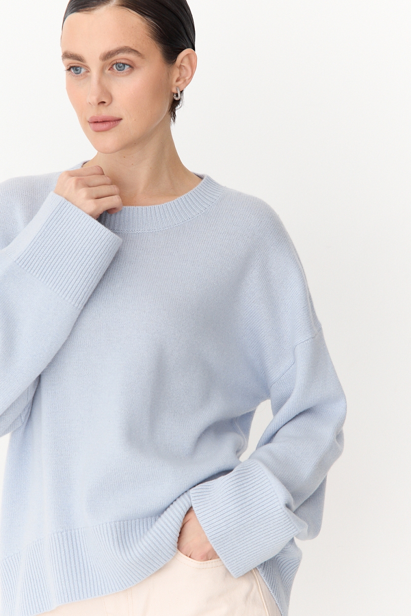 Свитер О- образный из шерсти и кашемира