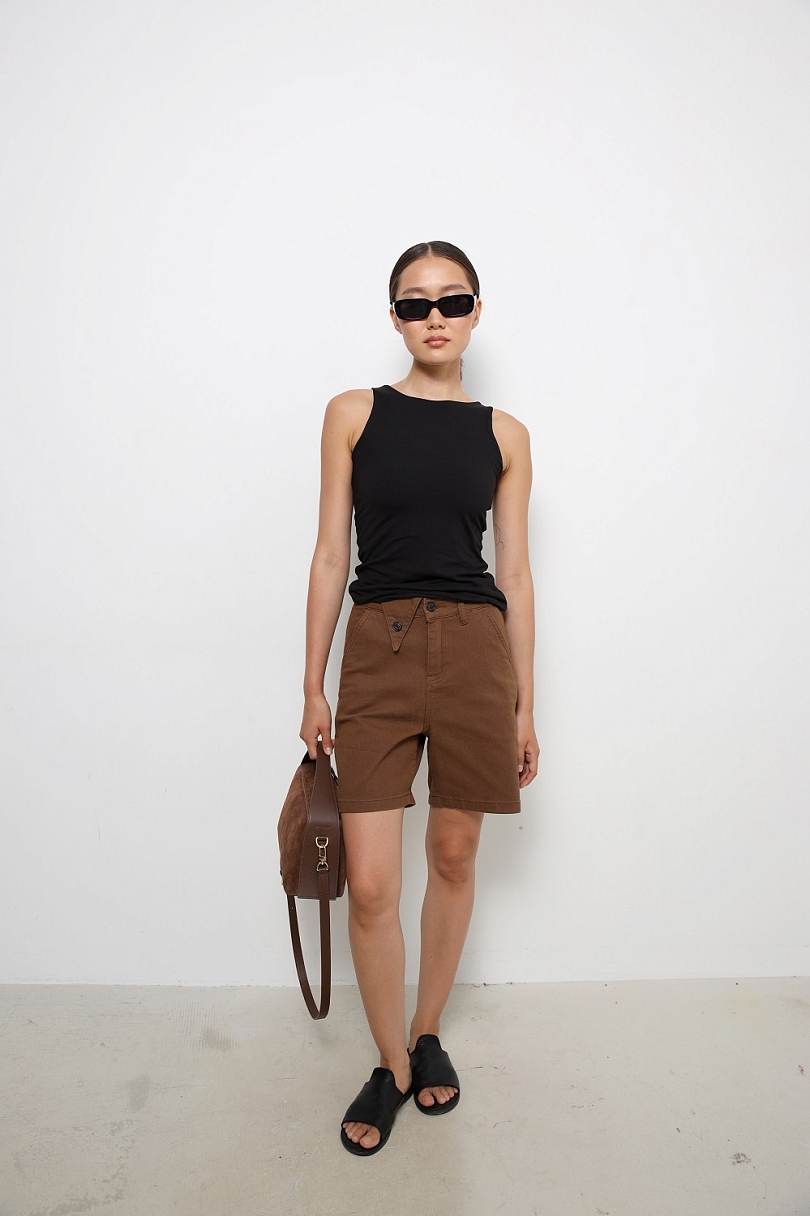 Шорты из денима уголок 