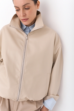 Куртка из экокожи на молнии