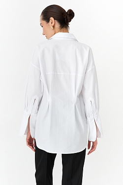Рубашка приталенная с ассиметрией