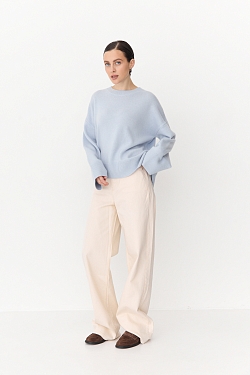 Свитер О- образный из шерсти и кашемира