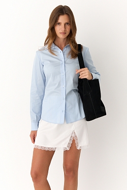 Юбка мини с кружевом