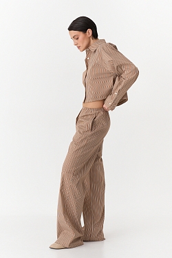 Комплект рубашка и брюки в полоску