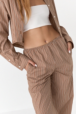 Комплект рубашка и брюки в полоску