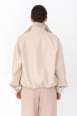 Куртка из экокожи на молнии