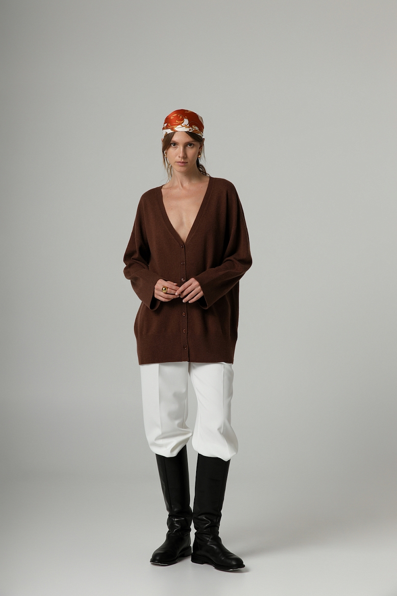 Кардиган из шерсти и кашемира