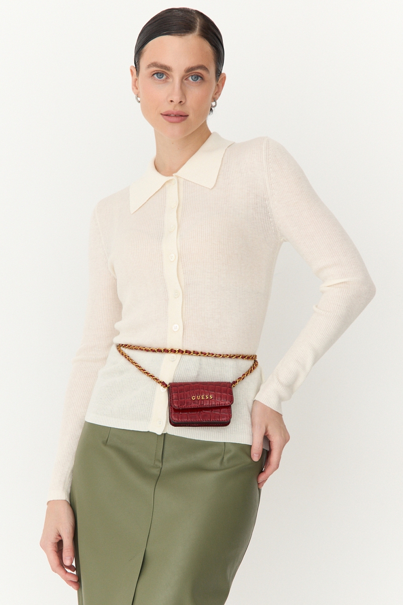 Кардиган на пуговицах из шерсти мериноса