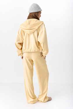 Костюм из хлопкового велюра