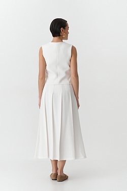 Юбка в складку миди