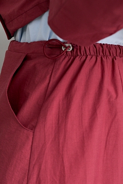 Комплект с юбкой из хлопка и нейлона